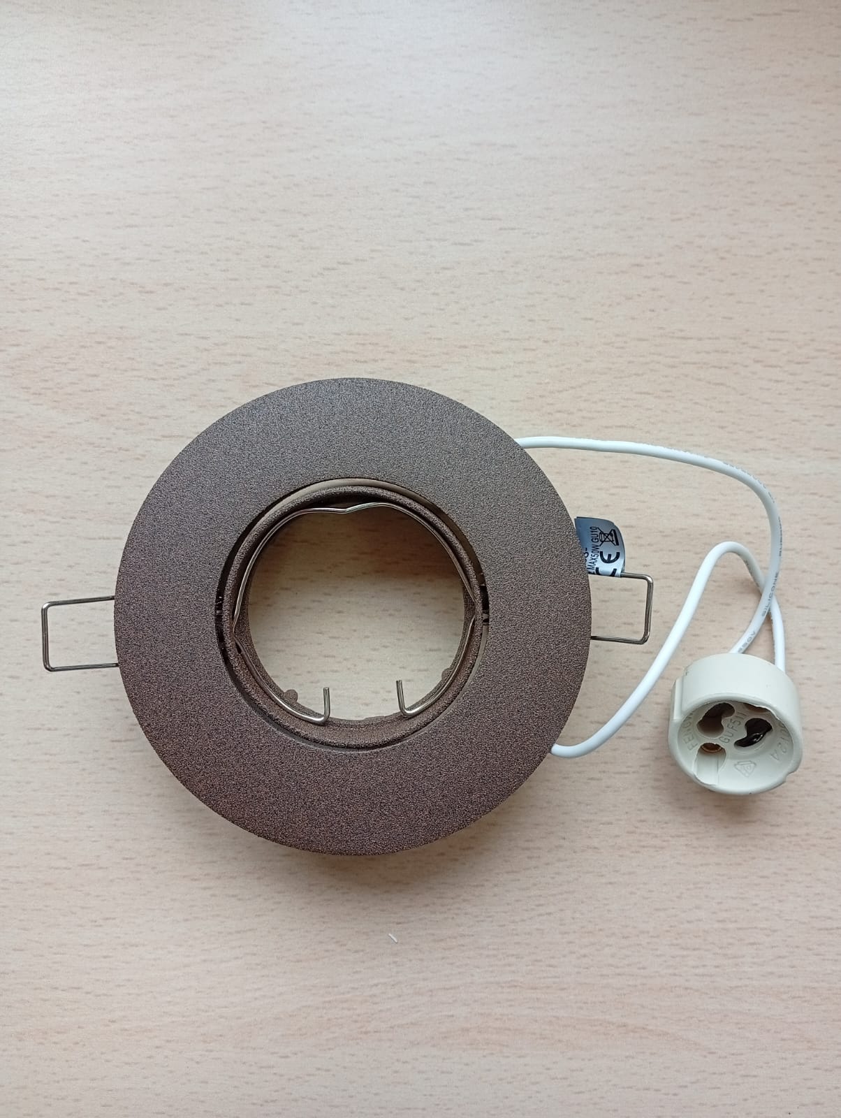 BJF LIGHTING 188-MO DOWNL.RED.BASCULANTE DIAM.80mm MARRON OXIDO